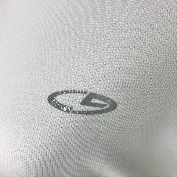 Women’s C9 by Champion White Activewear Duo Dry  Long Sleeve Top - Picture 3 of 5